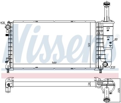 Радиатор NISSENS 61898