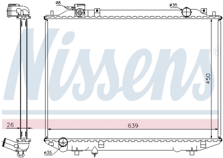 Радіатор NISSENS 62246A