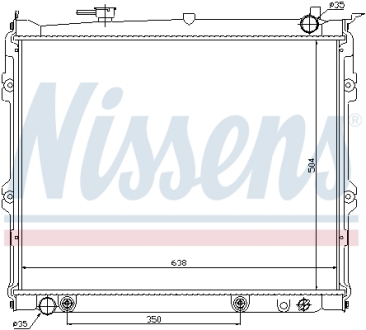 Радіатор NISSENS 62435