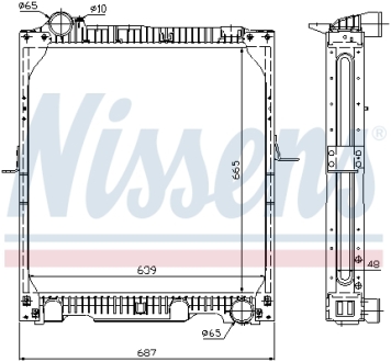 Радіатор NISSENS 62523A