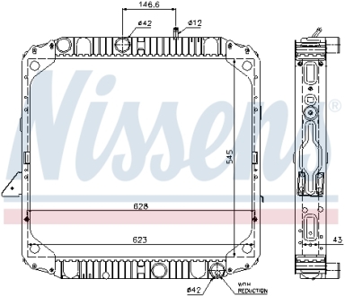 Радіатор NISSENS 62563