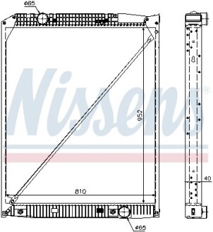 Радиатор NISSENS 62649A