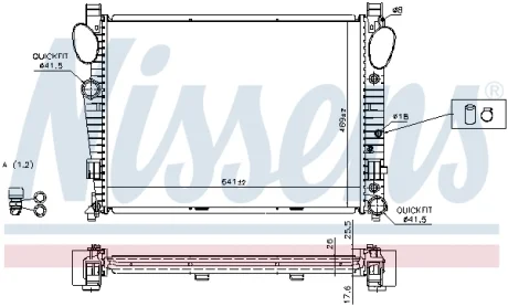 Радіатор NISSENS 62774A