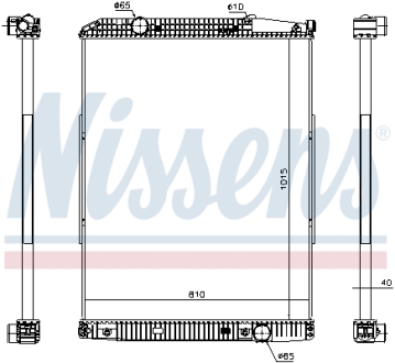 Радиатор NISSENS 627910