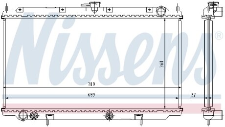 Радіатор NISSENS 62924A