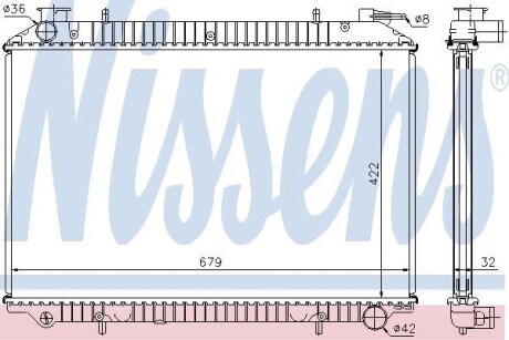 Радиатор NISSENS 62976A