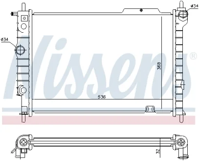 Радиатор NISSENS 63059