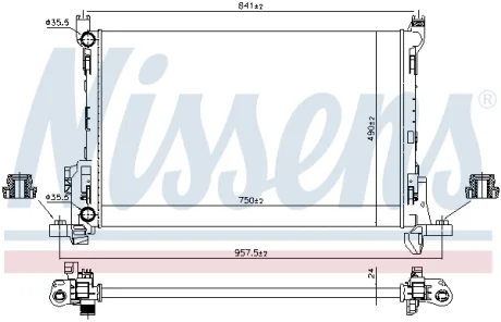 Радіатор NISSENS 630803