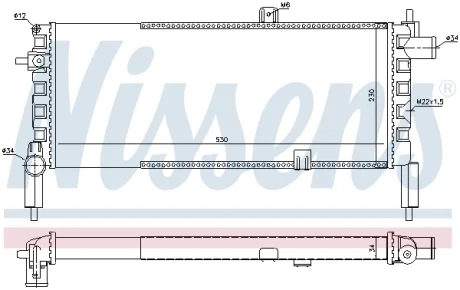 Радиатор NISSENS 63287