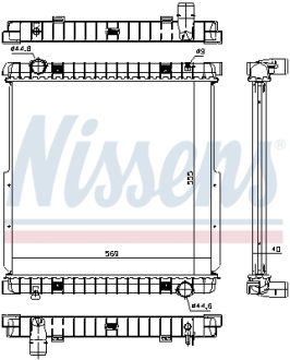 Радиатор NISSENS 63333