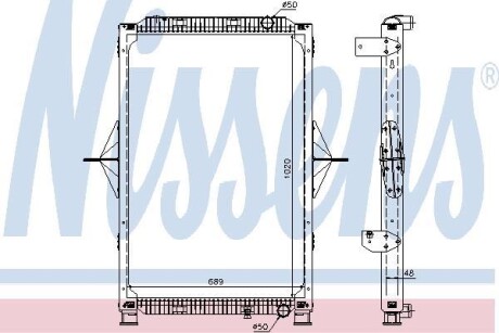 Радиатор NISSENS 63778A