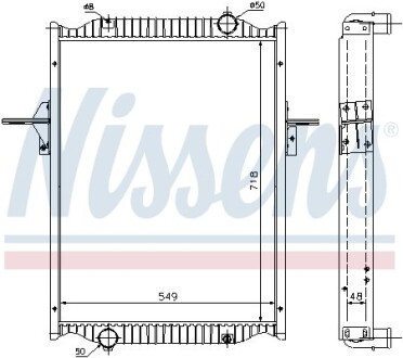 Радіатор NISSENS 63782A