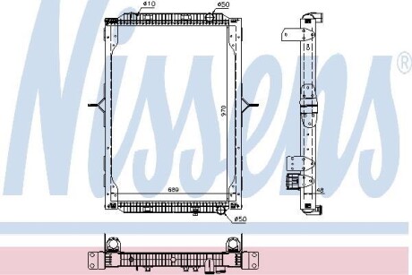 Радиатор NISSENS 63786