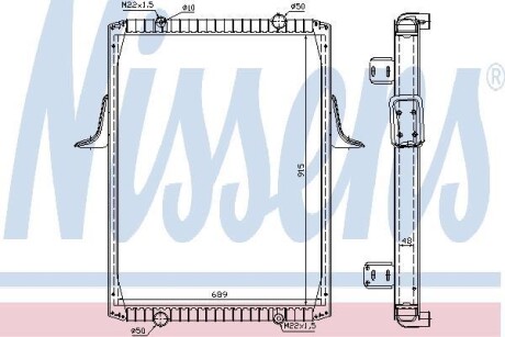 Радіатор NISSENS 63821A