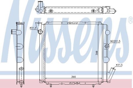 Радіатор NISSENS 63934A