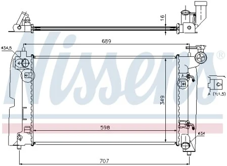 Радиатор NISSENS 646321