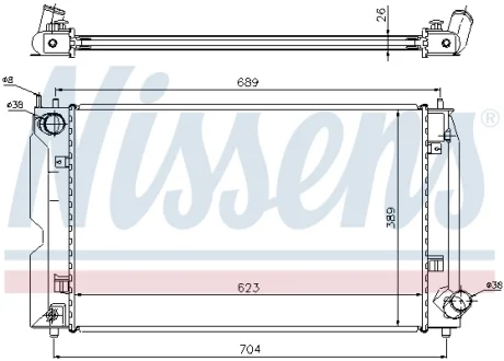 Радиатор NISSENS 64647A