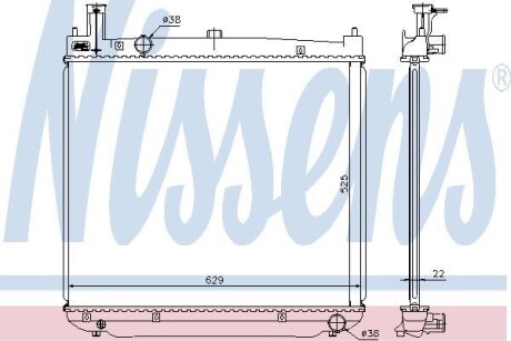 Радіатор NISSENS 64649A