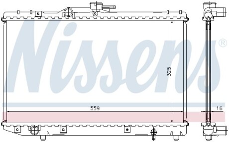 Радиатор NISSENS 64773