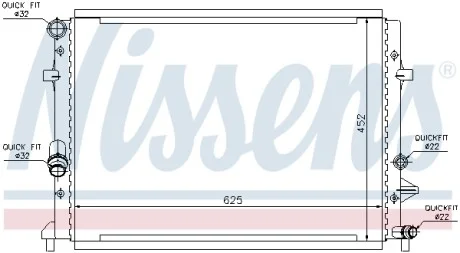 Радиатор NISSENS 65295