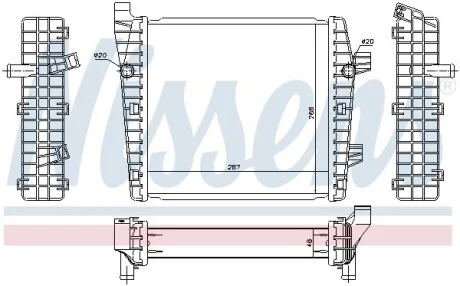 Радіатор NISSENS 65320