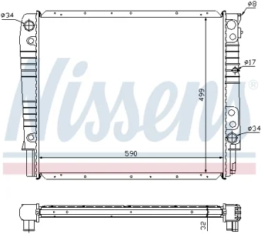 Радіатор NISSENS 65531A