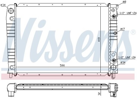 Радіатор NISSENS 65537A