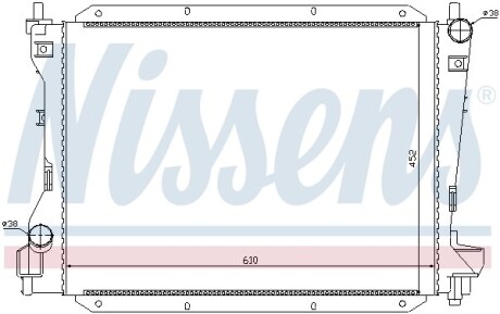 Радіатор NISSENS 66703