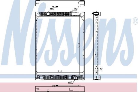 Радиатор NISSENS 67169