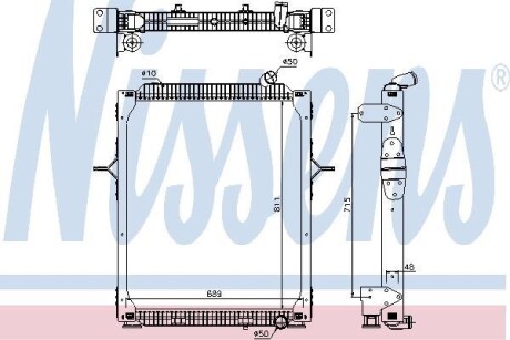 Радіатор NISSENS 67206