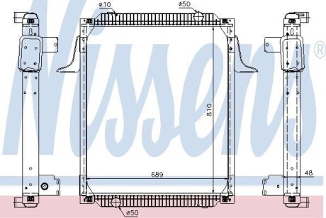 Радиатор NISSENS 67257