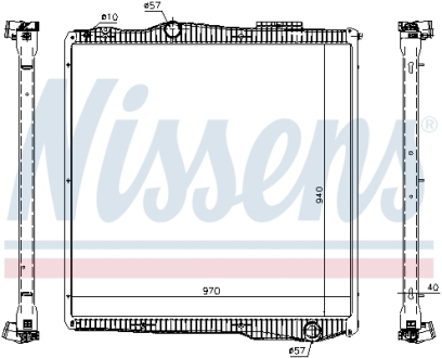 Радиатор NISSENS 67291