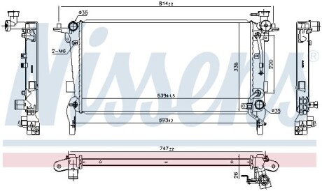 Радіатор NISSENS 675066