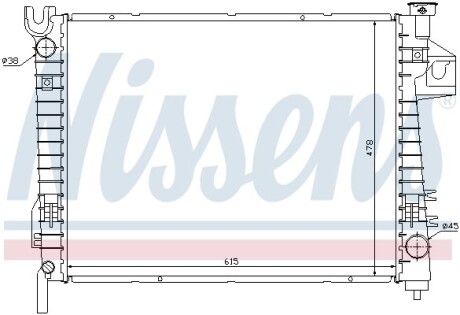 Радіатор NISSENS 69018