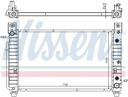 Радіатор NISSENS 69092