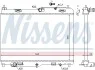 Радиатор охлаждения FORD FIESTA VI (CB1) (08-)1.4 EFi (выр-во Nissens) NISSENS 69234 (фото 1)