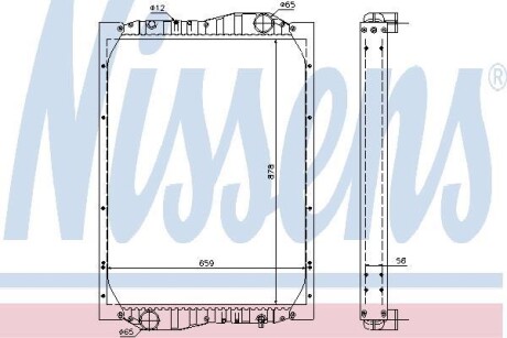 Радіатор NISSENS 69601A