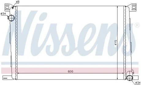Радиатор NISSENS 69706