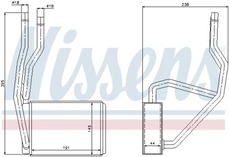 Обогреватель NISSENS 71765