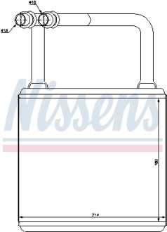Радиатор отопления NISSENS 72029 (фото 1)
