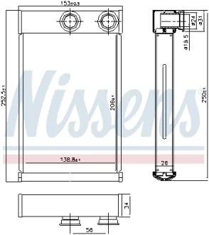 Радиатор отопления NISSENS 72669
