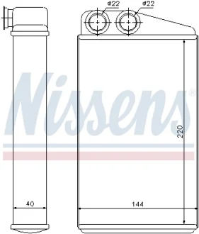 Обогреватель NISSENS 73249