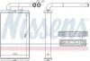 Радіатор обігрівача CHEVROLET CAPTIVA (2007) (вир-во Nissens) NISSENS 73676 (фото 1)