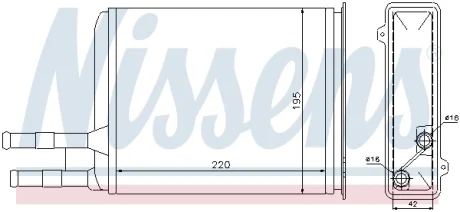 Обогреватель NISSENS 73984