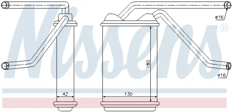 Обогреватель NISSENS 76511