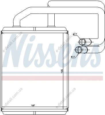 Обогреватель NISSENS 77528 (фото 1)