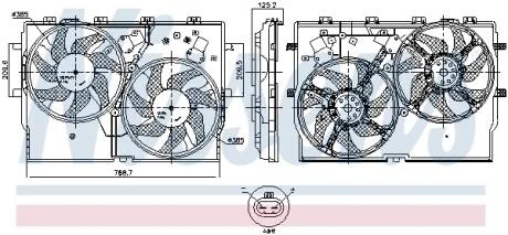 Вентилятор NISSENS 850001