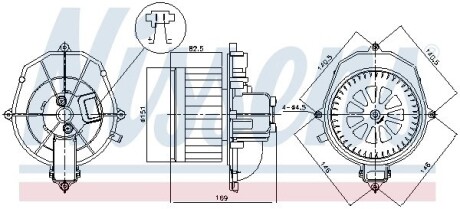 Вентилятор салона NISSENS 87518