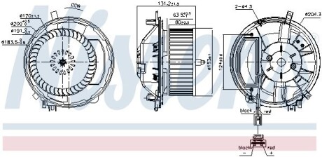 Вентилятор салону NISSENS 87527