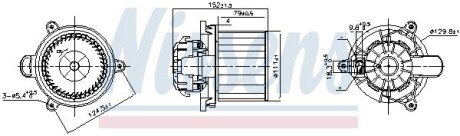 Вентилятор салону NISSENS 87626